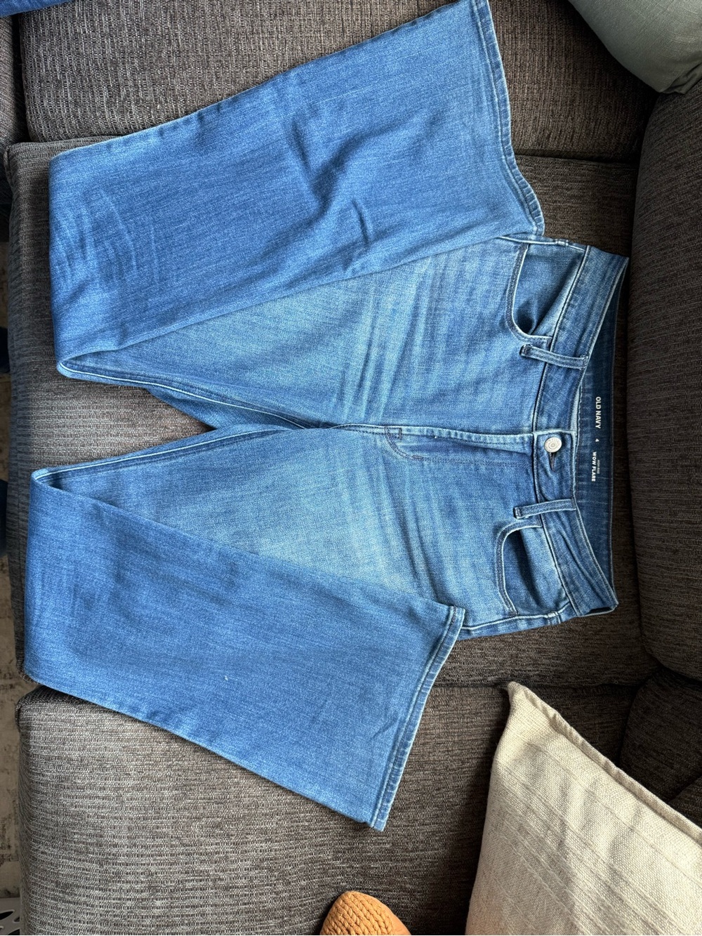 Old Navy Light Blue Denim Flare Jeans